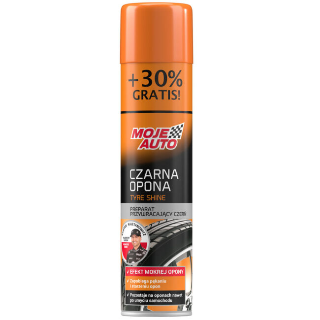 Moje Auto Tire maintenance preparation - Black Tire with a wet tire effect | 520 ml