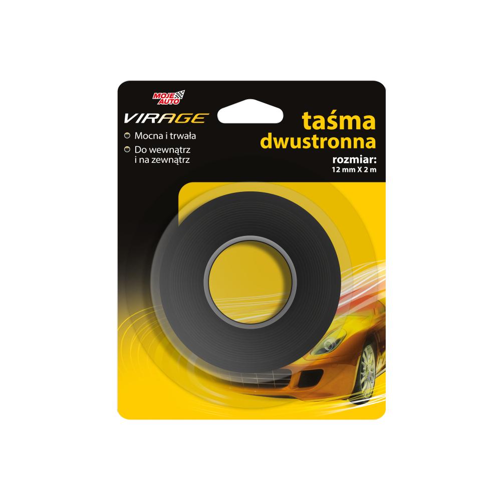 Moje Auto VIRAGE - Double-sided tape 12 mm x 2 m
