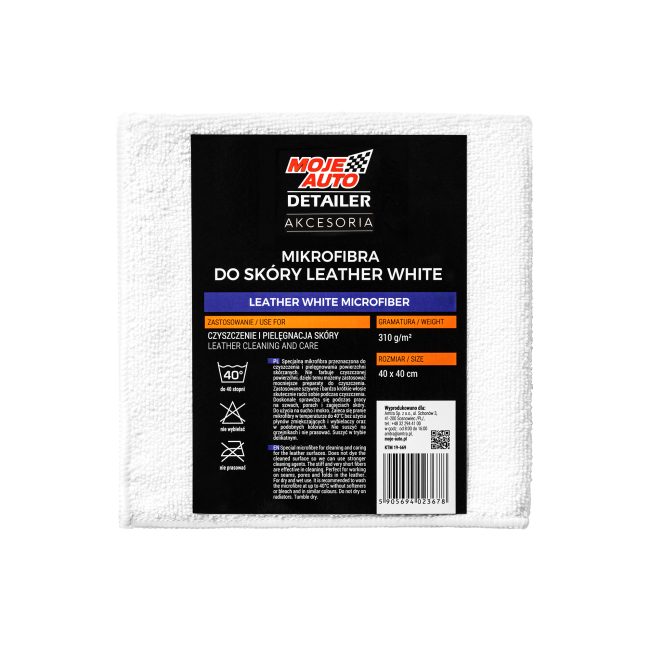 Leather White microfiber Moje Auto detailer | 40 40 cm x cm