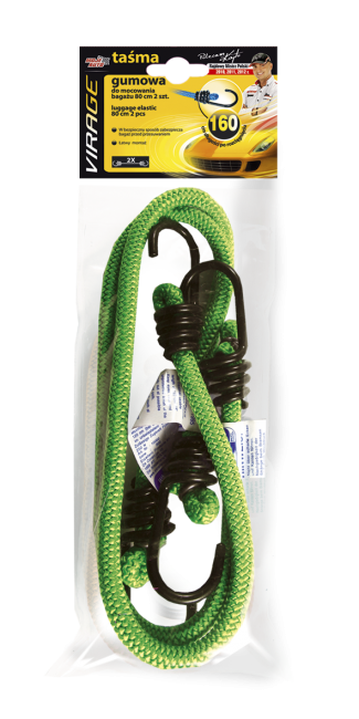 Moje Auto Virage Rubber strap for securing luggage - 2 pieces | 80 cm 2 pcs.